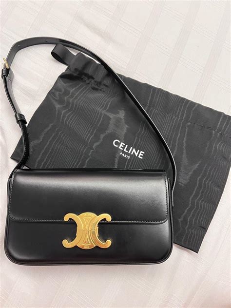 used celine triomphe bag|celine shoulder bag triomphe.